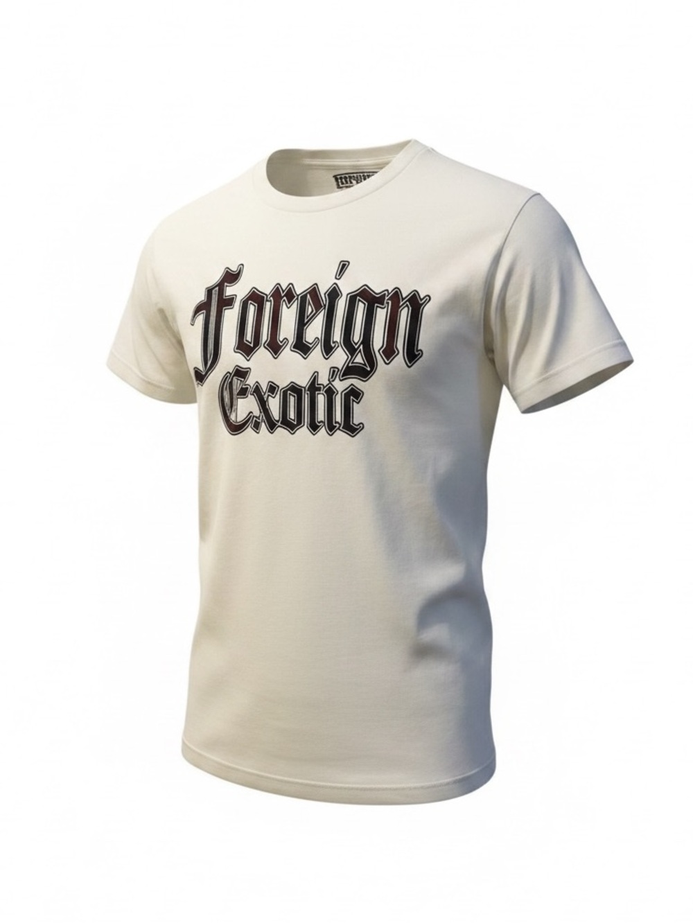 Foreign NWOT White Short Sleeve Tee with Graphic